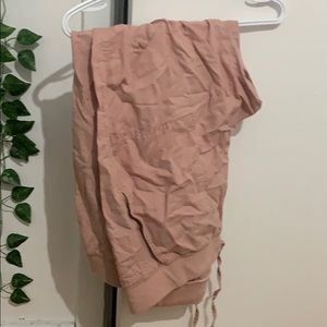 Blush pink GAP balloon pants